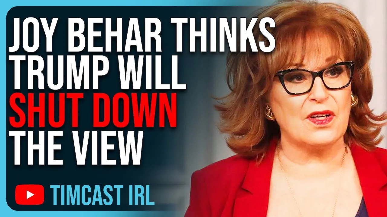 Joy Behar Thinks Trump Will SHUT DOWN The View & Rachel Maddow, TOTAL FEAR MONGERING