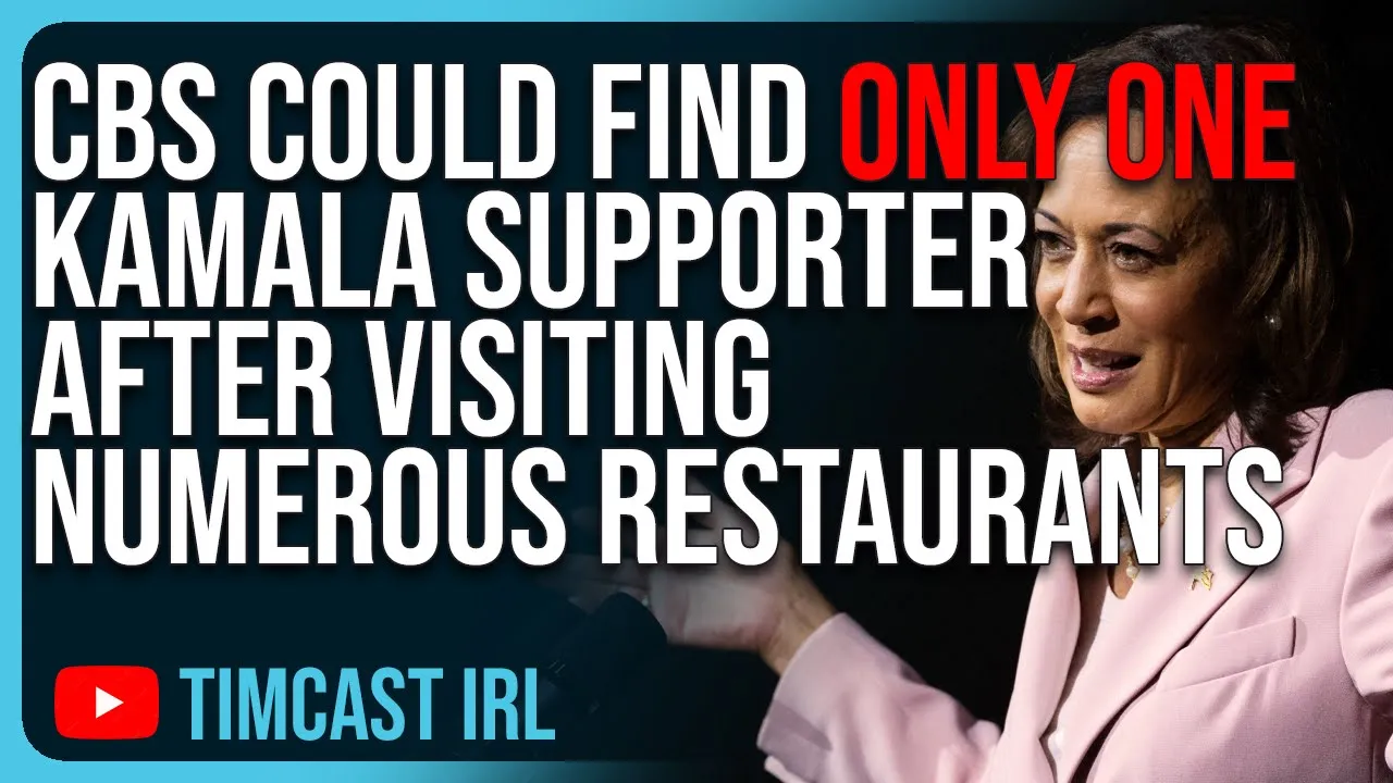 CBS Could Find ONLY ONE Kamala Supporter After Visiting Numerous Restaurants