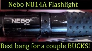 Best Compact Bright Flashlight Nebo NU15A Great for EDC