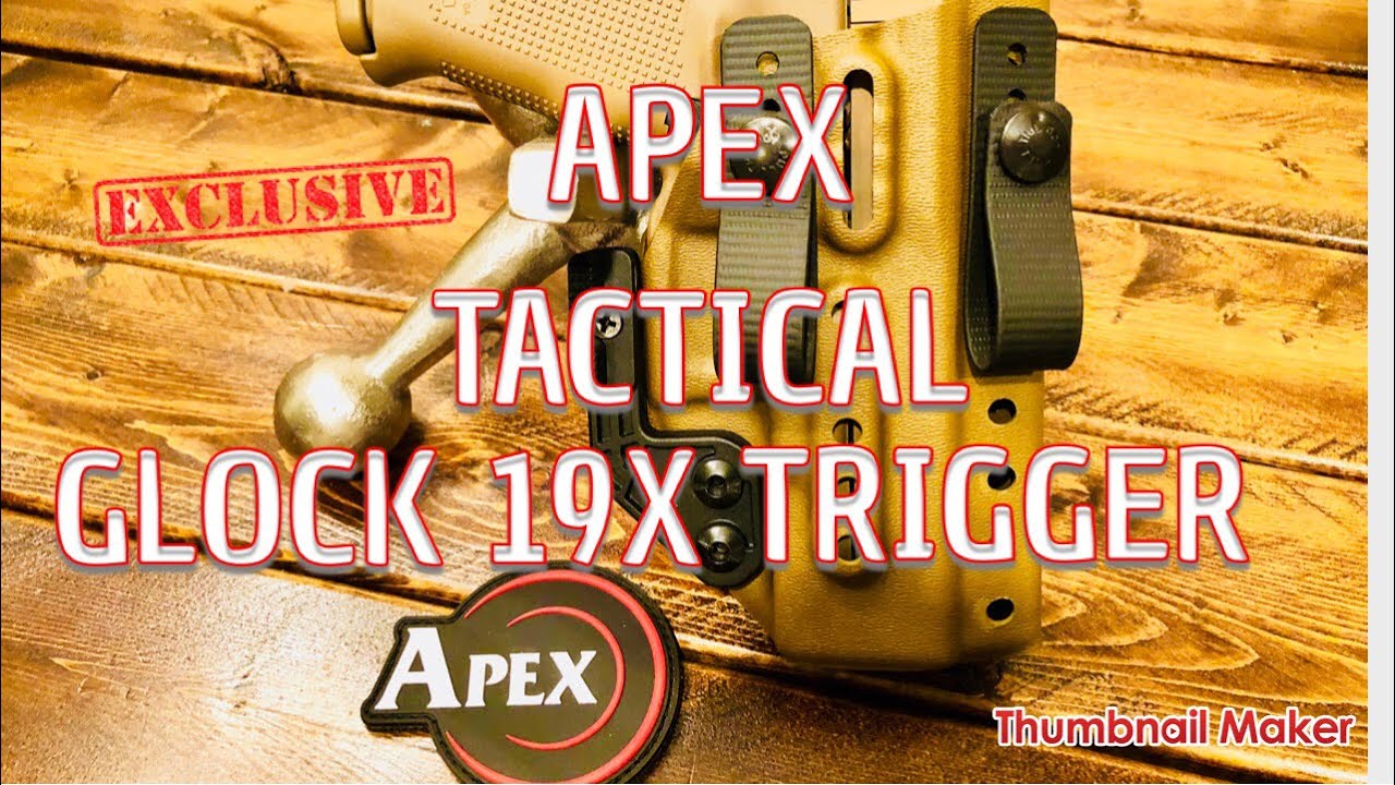 GLOCK 19X : Apex Tactical Trigger / Gen 5 Upgrade & Trigger Test!