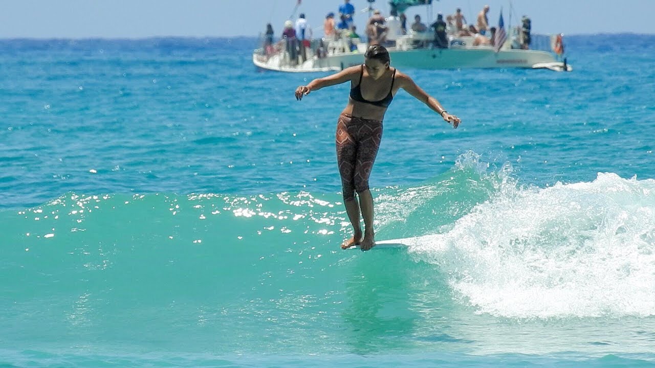 Waikiki, Hawaii | Longboard Surfing | April 2018