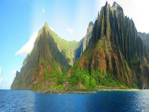 HAWAII X-FACTOR DAMAGE   The tops of melted buildings are survival pockets remaining above the flood-waters!