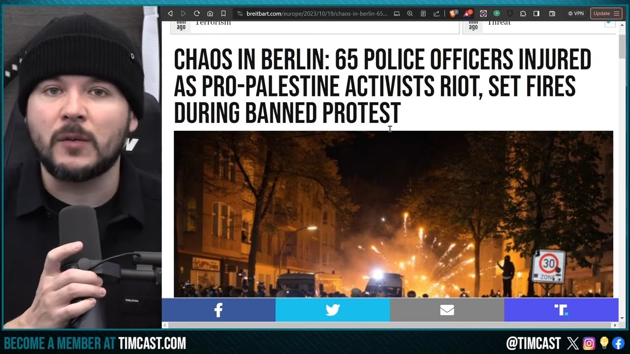 Leftist RIOTS ERUPT In Support Of Hamas, Corporate Press EXPOSED Posting LIES In Support Of Hamas