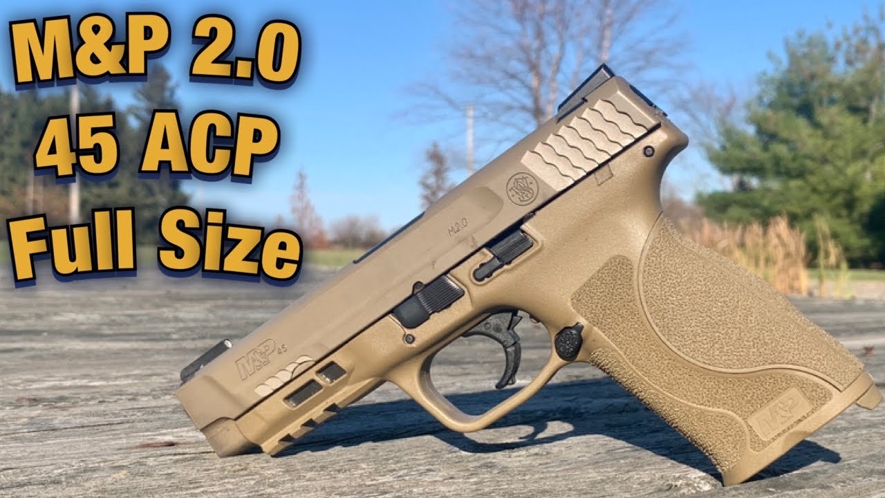 Smith & Wesson M&P 2.0 45 ACP Full Size with Truglo TFX Sights from the Factory Review