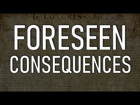 Foreseen Consequences: Lessons Learned