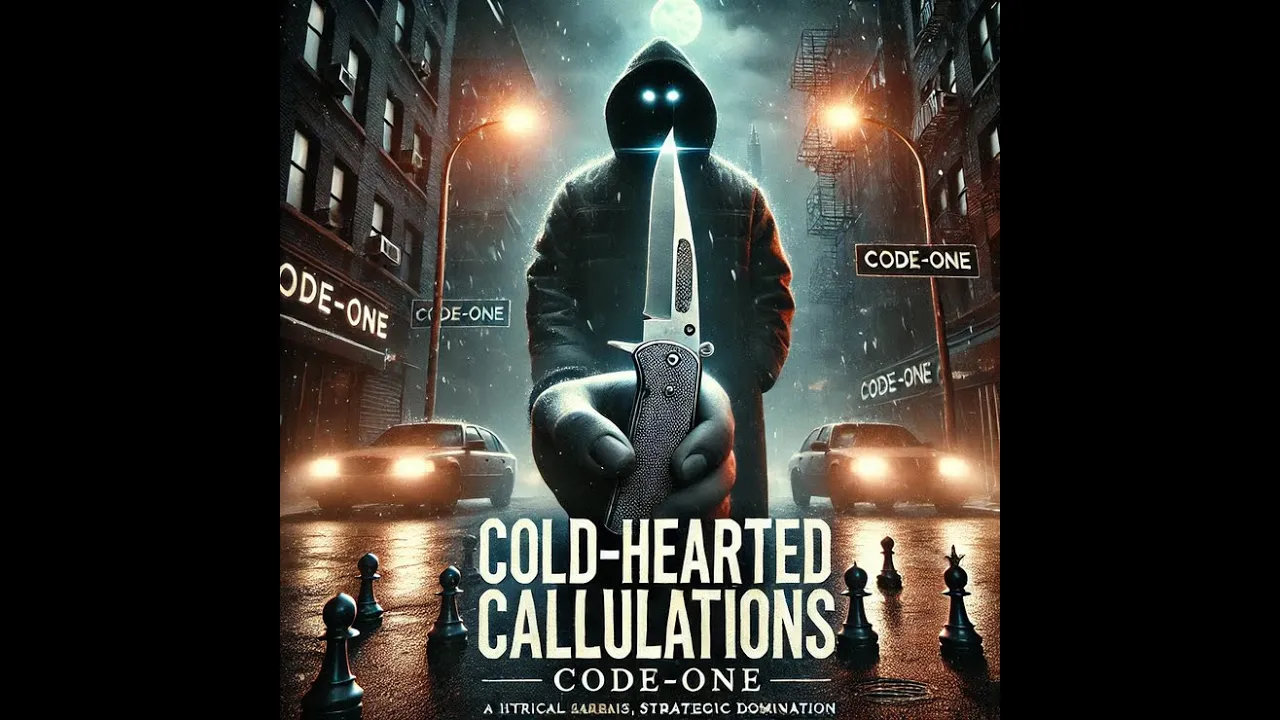 Cold-Hearted Calculations #CODE-ONE #CODE1 #HistoryObscuraRecords #HipHop #Rap #RNB