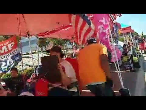 Unprovoked Beating of Trump Supporter In Tulsa Rally Line