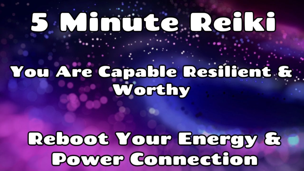 Reiki✨ Energy Reboot❤️️Resilence Power Strength✨5 min Session Healing Hands Series