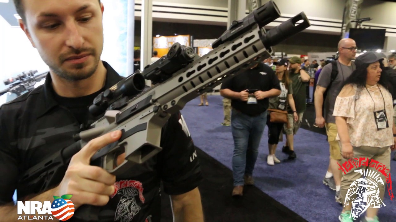 We got our hands on the NEW Hotness thr CMMG 45cal AR at NRA ATL