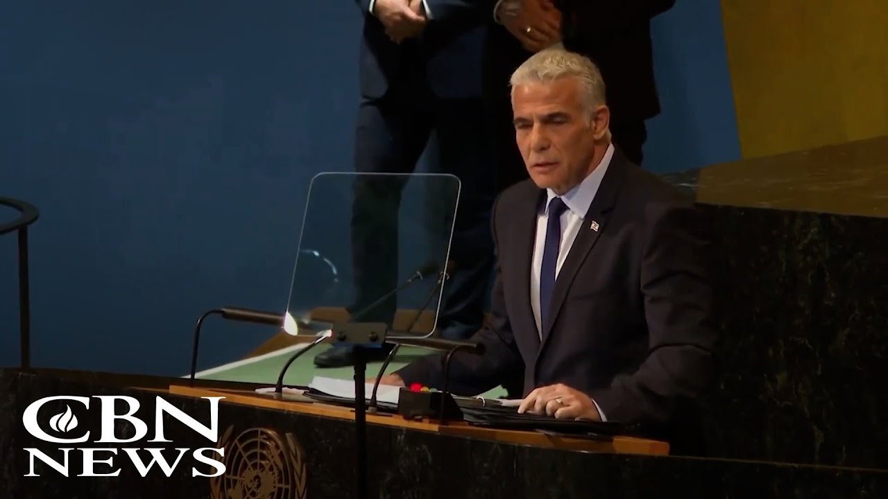 In Controversial UN Speech, Israeli PM Lapid Calls for Two-State Solution