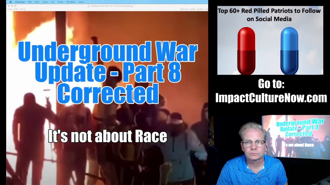 Underground War Details - Part 8 Corrected. It's not about Race.B2T Show Jun 6, 2020 (combined)
