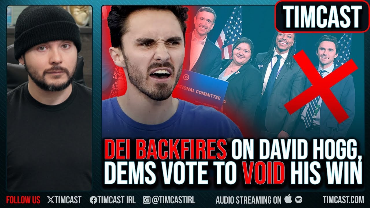 Democrats Vote To VOID David Hogg DNC Win Over DEI COMPLAINT, Women Say Election WAS UNFAIR