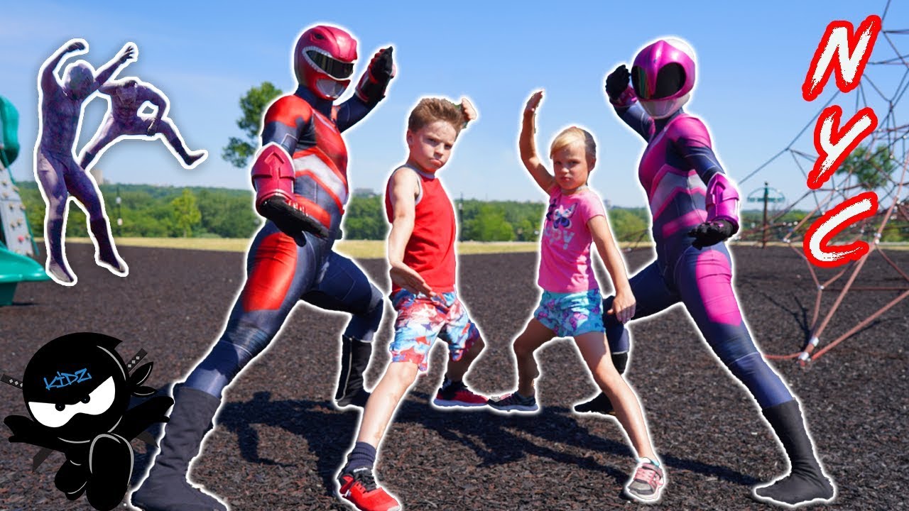 Power Rangers NINJA KIDZ NYC Adventure!