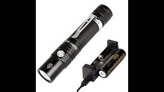 Sofrin SP32A Flashlight Review-1550 Lumens Dual Mode!