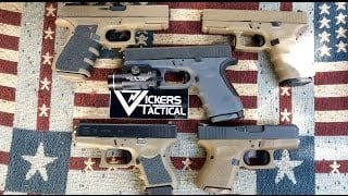 Glock 19 RTF2 Gray Vs Glock 19 FDE Vs Glock 26 OD