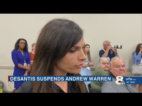 Gov. DeSantis suspends Hillsborough state attorney Andrew Warren