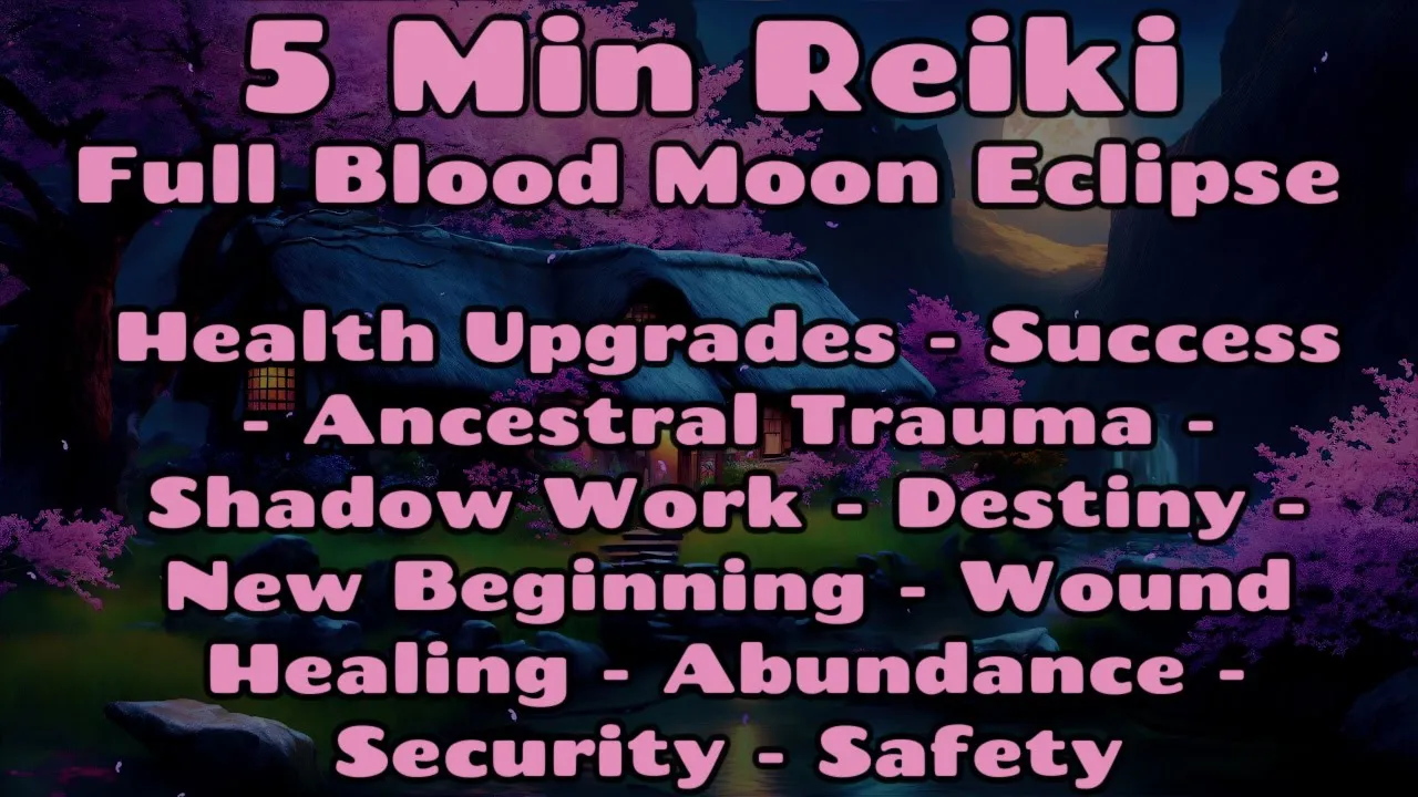 Reiki 5 Min✨Eclipse Nrg Support✨963 Hz God Frequency🌌Karma Cleanse😊Destiny❤Shadow Work👍Success