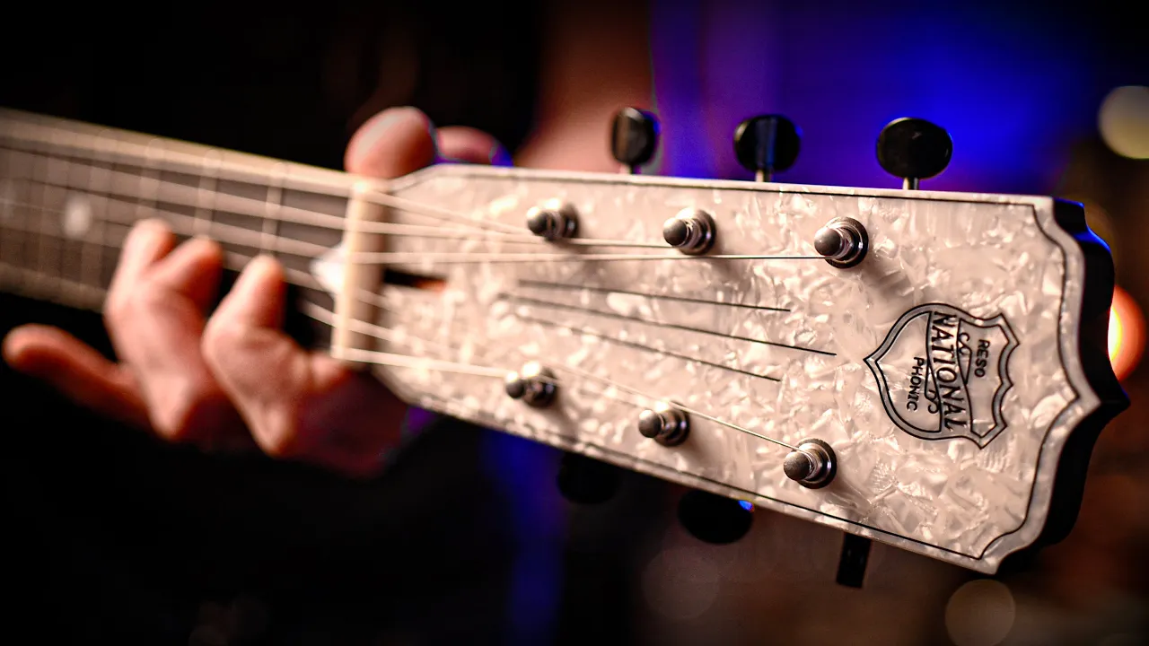 If "TURN THE PAGE" was Dark Blues...  || Metal-Bodied Resonator Guitar Cover