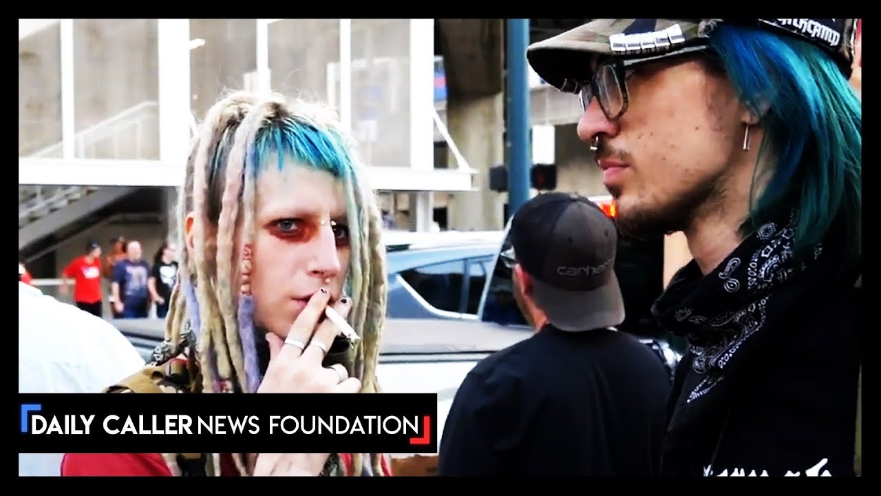 Anti-Trump Protesters Verbally Abuse Reporters