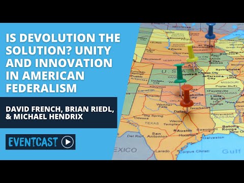 Is Devolution the Solution? Unity and Innovation in American Federalism