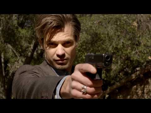 Cabin Shootout Scene from Justified (2010)