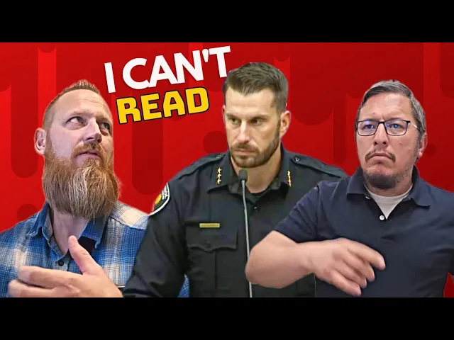 I Wanna Apply To Be A Cop But I Can't Read - Sure!  We'll Read The Application To You!