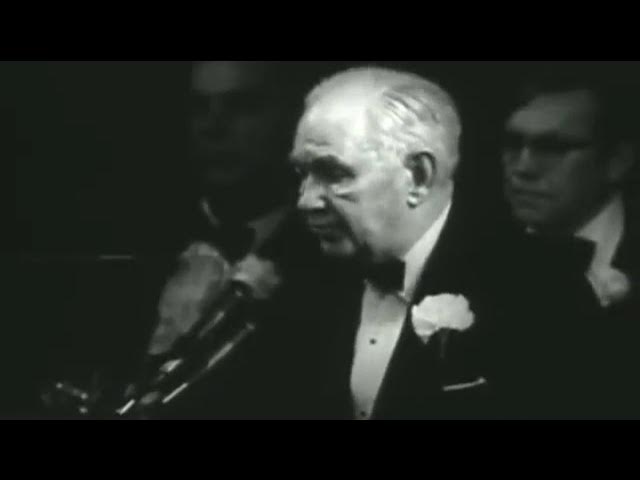 Robert Welch—gave a speech warning of the globalist plan to destroy America