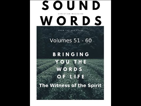 Sound Words, The Witness of the Spirit
