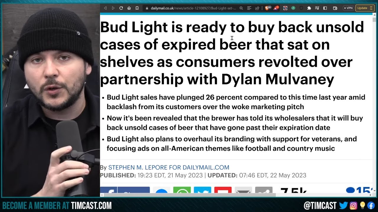 BudLight PREPS BUYBACK, Expired Beer To Be BOUGHT By FAILING Brand As Dylan Mulvaney DESTROYS Legacy