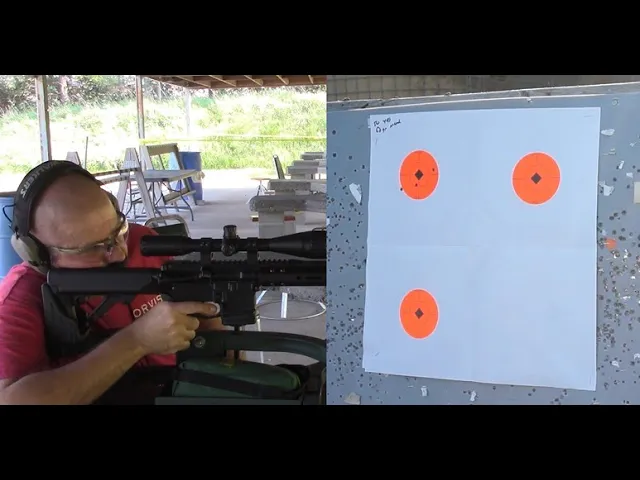 At the range with Mead Ammunition 62 gr. .223 Rem. ammo in the Bear Creek Arsenal BC-15 rifle!