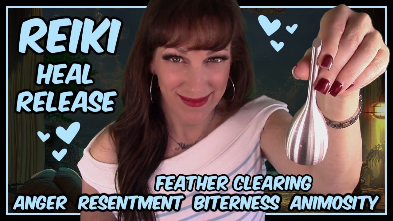 ASMR Reiki✨Healing Anger Resentment Hostility Animosity😡Feather Cleansing Toxic Energy🤢Peace Now!