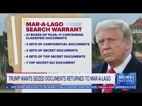 Trump demands 'privileged' documents be returned | NewsNation Prime