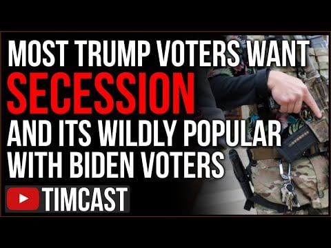 Majority Of Trump Voters Want Secession And 41% Of Biden Voters Agree, The Republic Is COLLAPSING