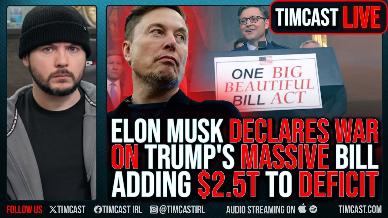 Elon Musk Declares WAR Over Trump's BIG BEAUTIFUL BILL, GOP Didnt Even READ IT