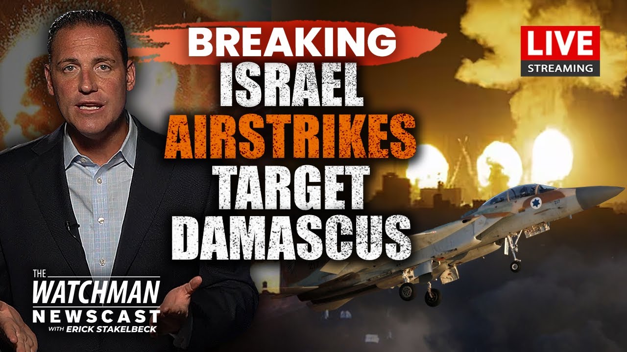 Israel AIRSTRIKES Near Damascus; Hamas Planning ATTACKS on U.S. Soil? | Watchman Newscast LIVE