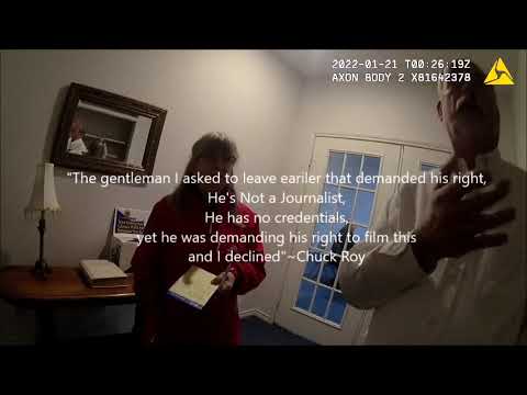 Wood County Texas Sheriffs Office Bodycam Footage of 2022 Election Forum.