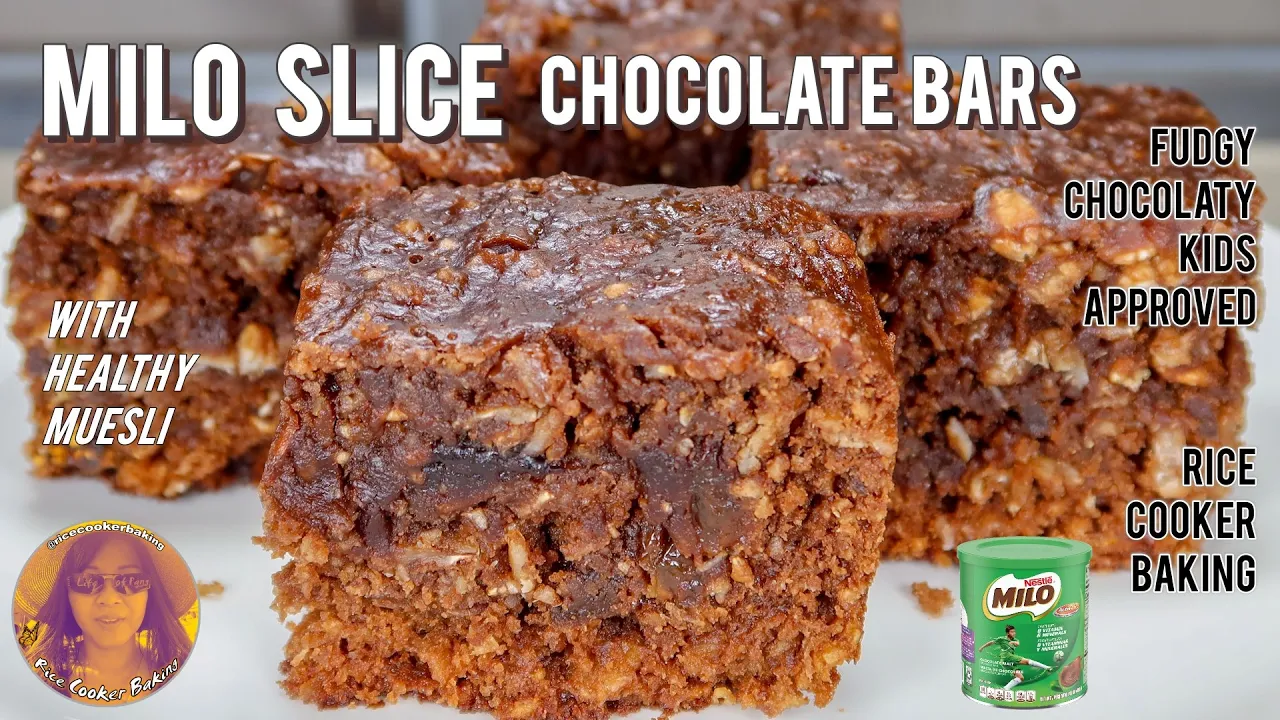 How To Make Milo Chocolate Bar | Milo Chocolate Bar | EASY RICE COOKER CAKE RECIPES