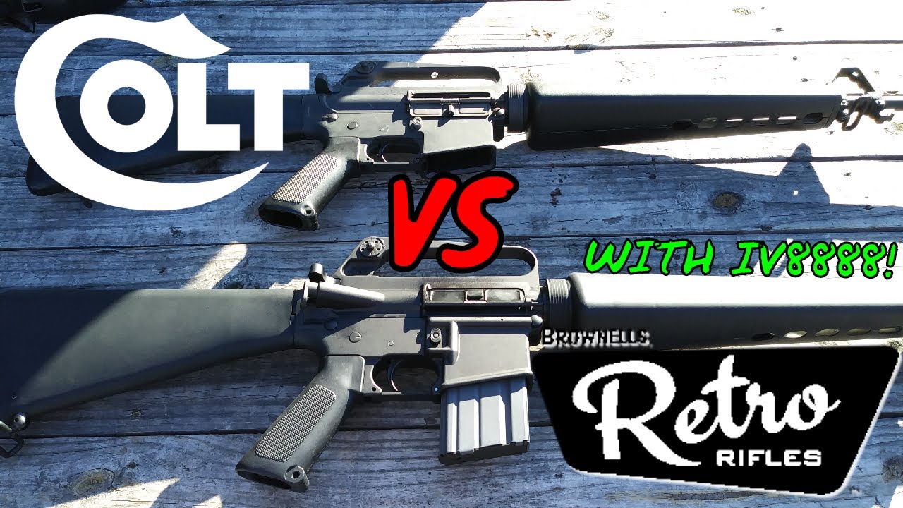 Brownells Retro M16A1 VS. Colt SP1 Sporter With IraqVeteran8888 !!!