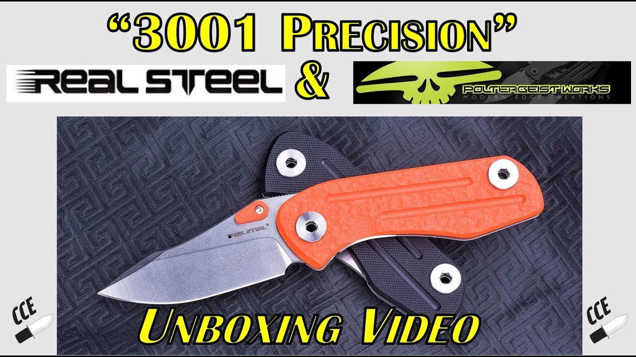 Unboxing Real Steel Knives 💥NEW💥 3001 Precision - Designed by Poltergeist Works