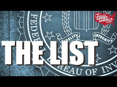 FBI document leaked! What list are you on?