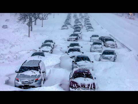 Crazy weather! A blizzard paralyzes cities and roads in the UK.