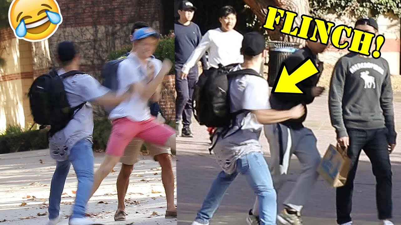 THE FLINCH PRANK!