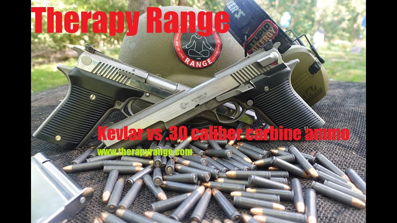 30 Carbine vs Kevlar Helmet #TherapyRange Vol  100