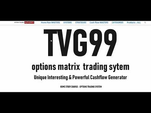 TVG99 Options Matrix Trading System Introduction Review and Overview