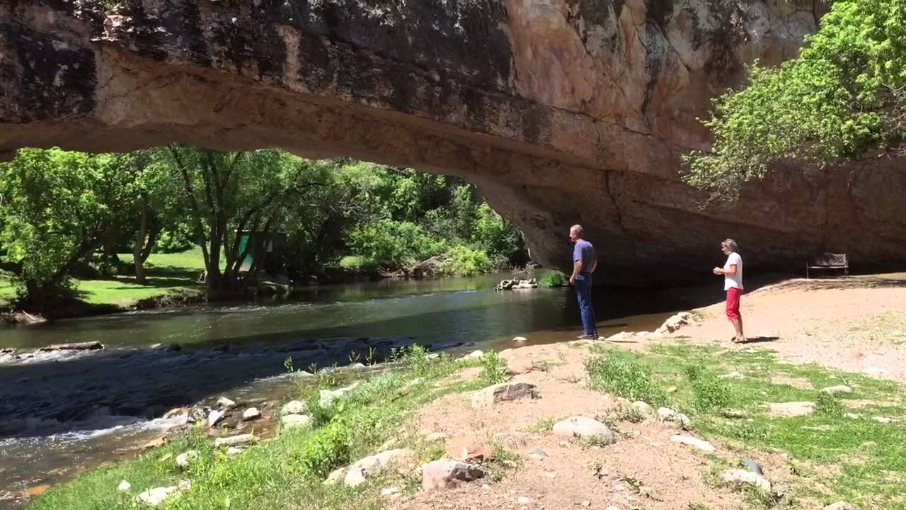 On vacation at Natural Bridge