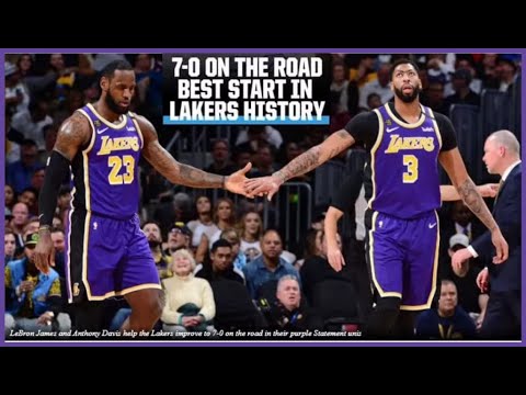 Los Angeles Lakers Highlights | 7-0 Straight Road Wins.
