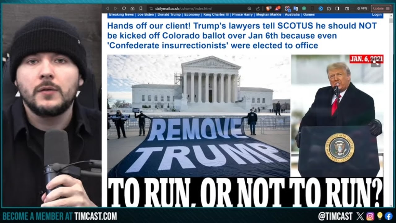 Democrats GET SPANKED By SCOTUS Over Trump Insurrection Suit, Even LIBERAL Justices Favor Trump