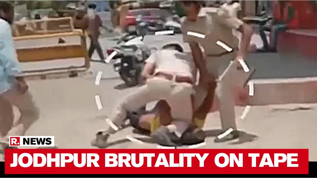 George Floyd-Like Incident Repeated In Jodhpur; Police Brutally Thrash Man In Public