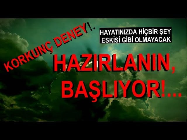 ARTIK GERİ DÖNÜŞ YOK: KORKUNÇ DENEY BAŞLADI!..