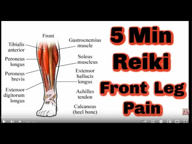 REIKI FOR FRONT LEG PAIN 5 MINUTE SESSION HEALING HANDS SERIES